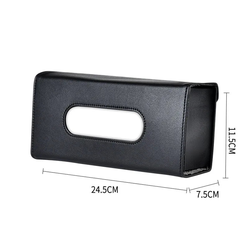 1 Pcs Car Tissue Box Towel Sets Car Sun Visor Tissue Box Holder Auto Interior Storage Decoration